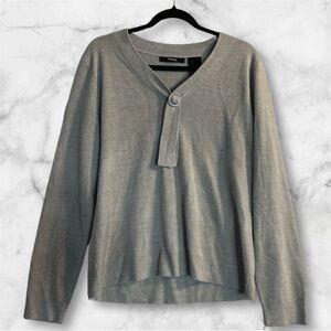 Ramsey Ivory Sweater With Embellishment  Size XXL (405)